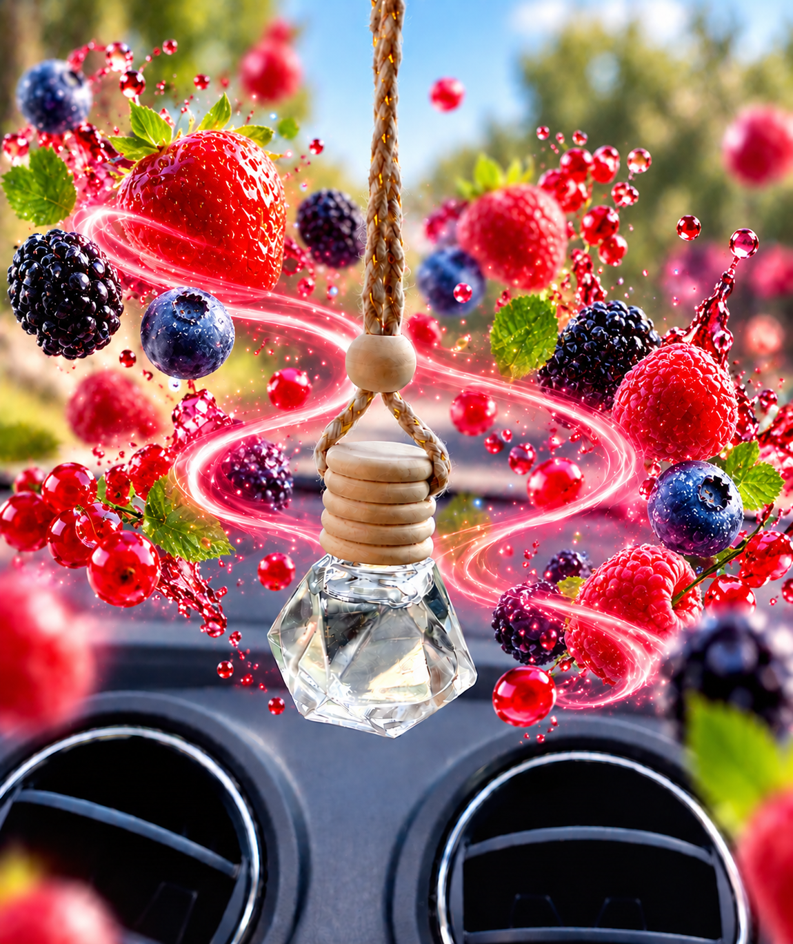 Diffuseur Voiture Fruits Rouges