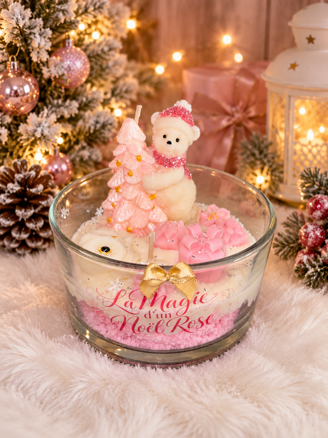 La Magie d’un Noël Rose
