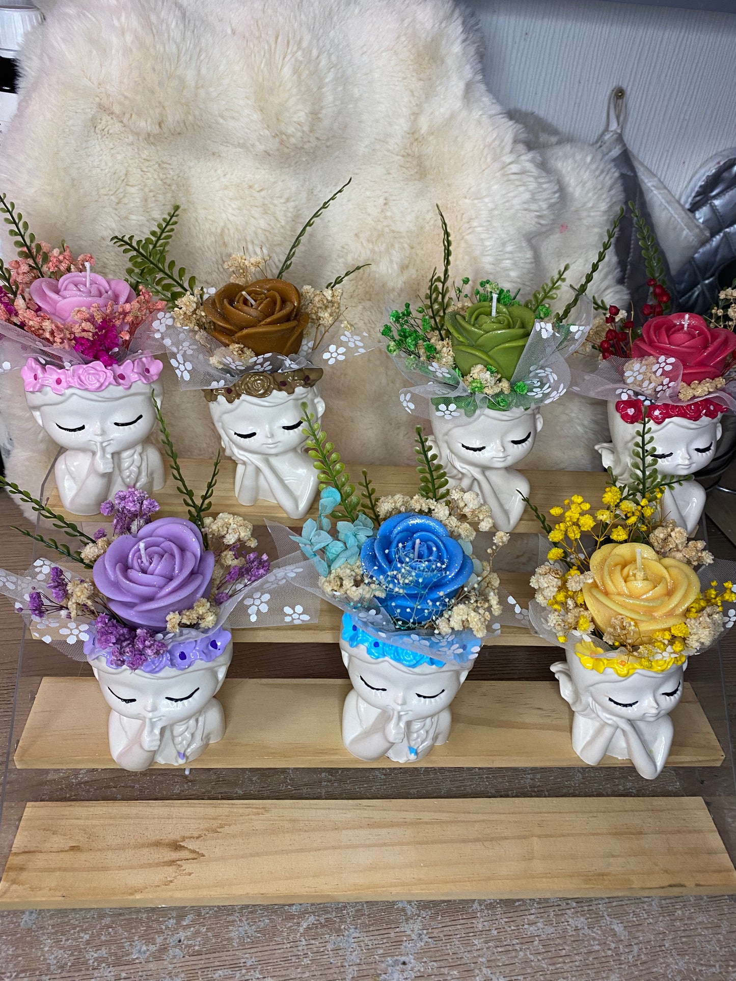 Vase Fille Fleuri