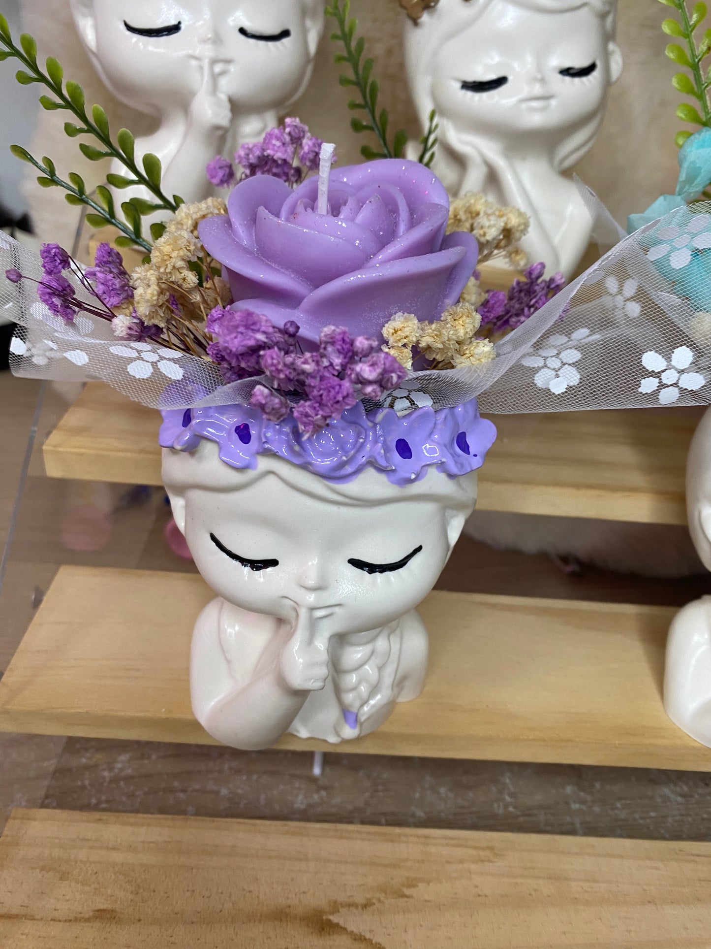 Vase Fille Fleuri