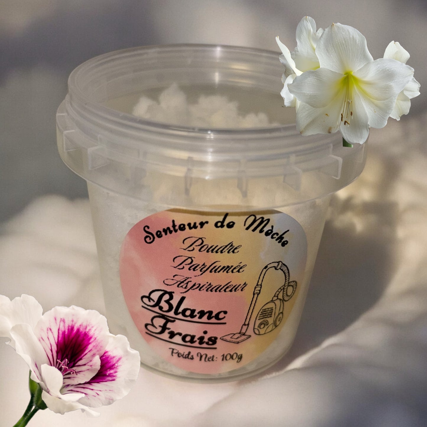 Poudre Parfumée Blanc Frais 100g