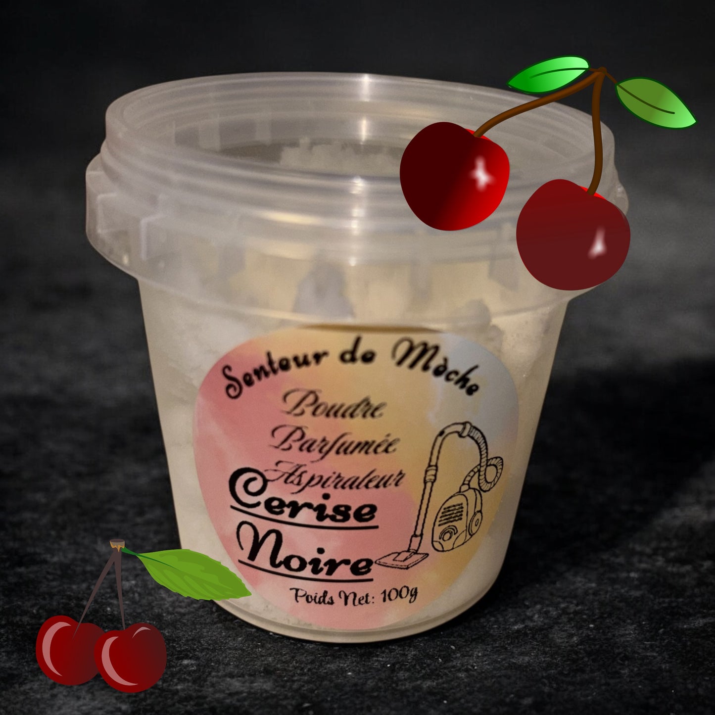 Poudre Parfumée Cerise Noire 100g