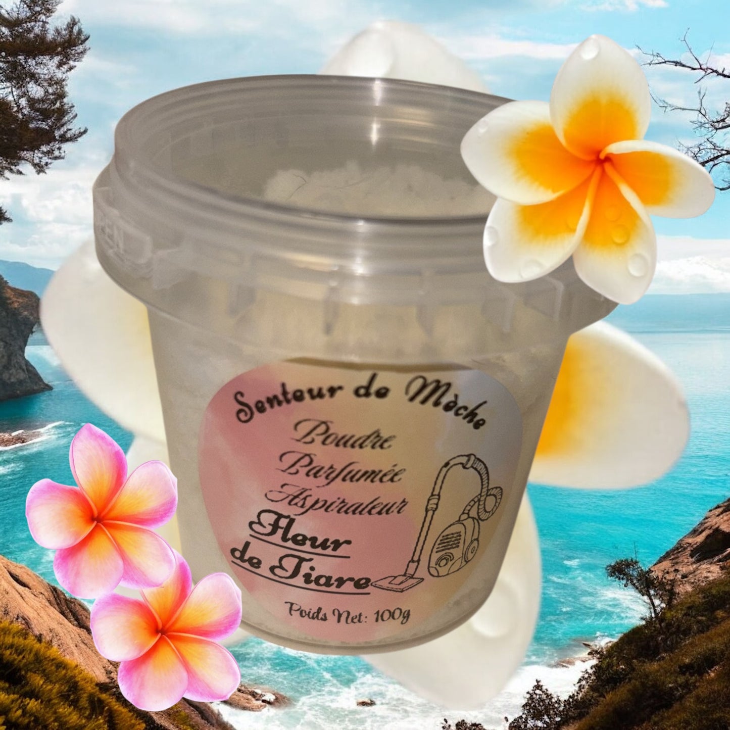 Poudre Parfumée Fleur de Tiare 100g