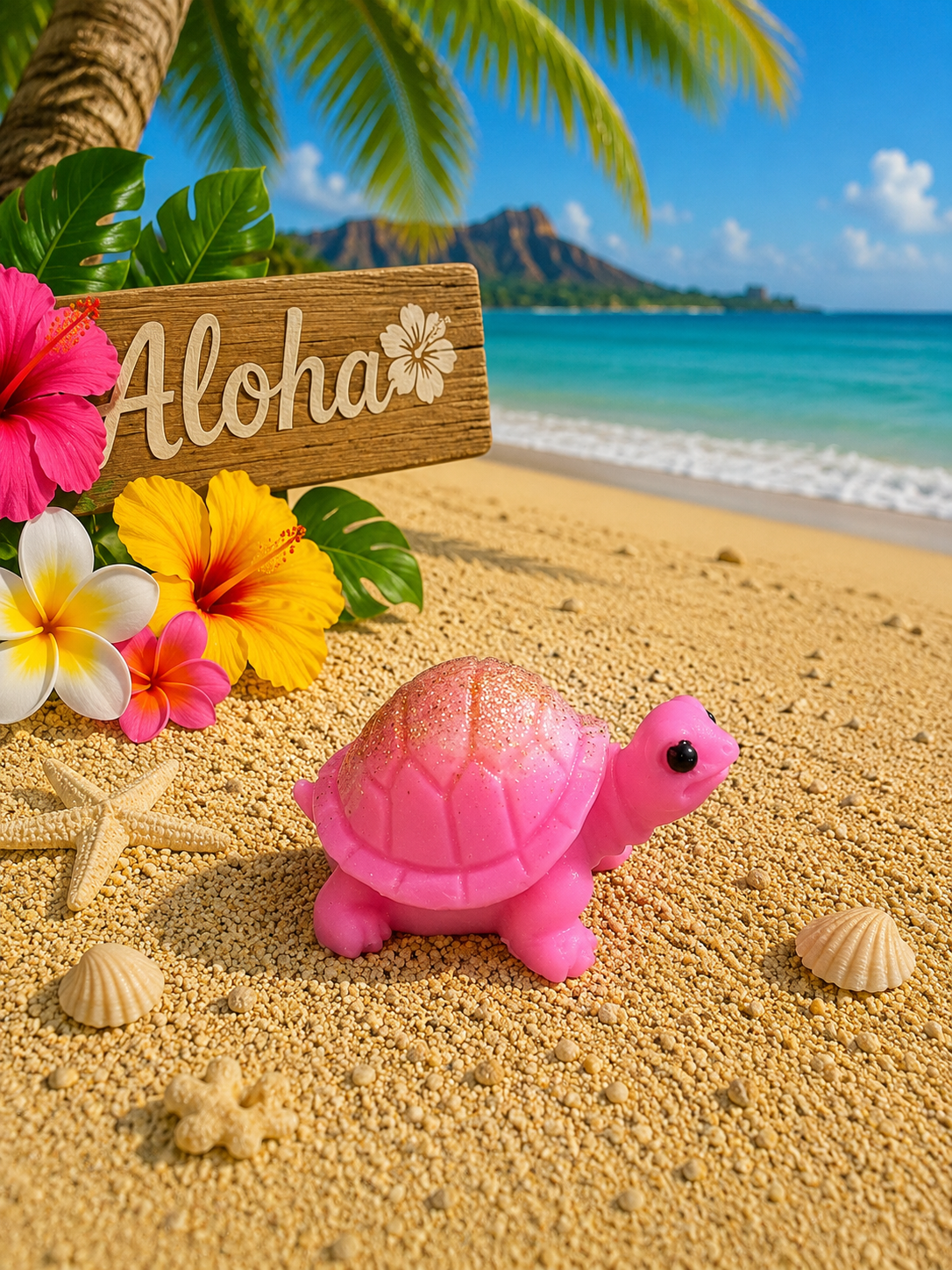 Tortue rose