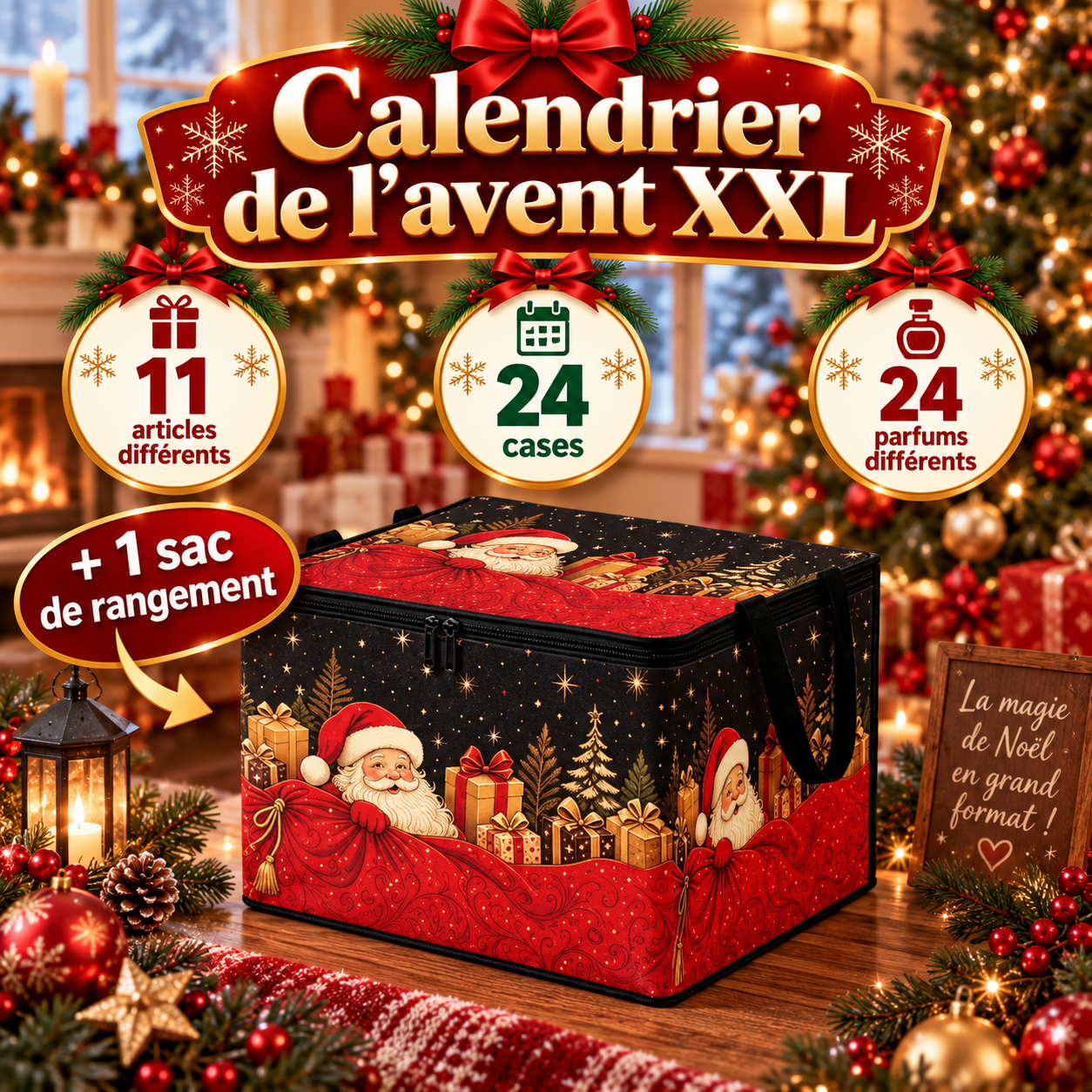 Calendrier XXL Père Noël