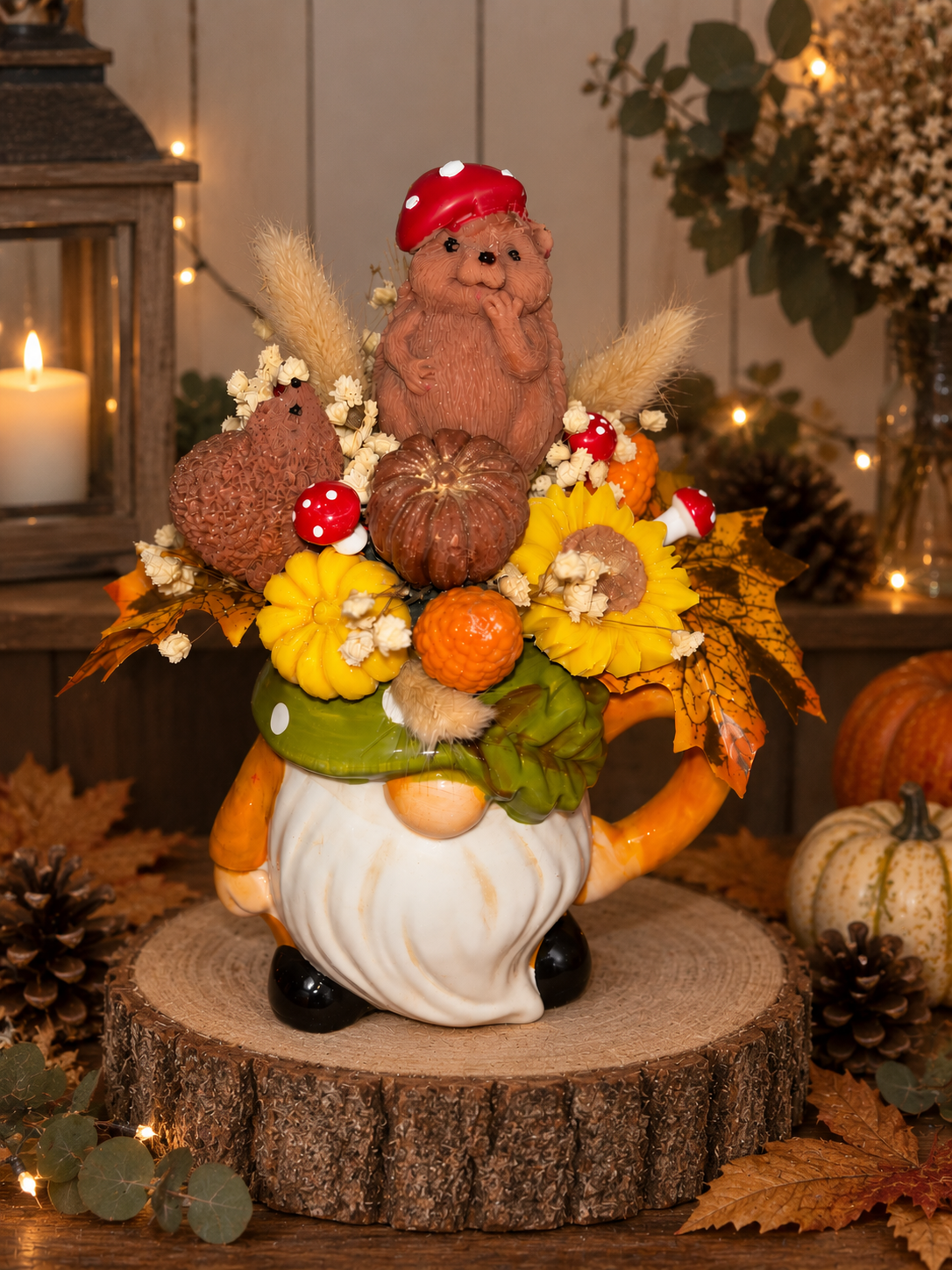 Gnome fleuri