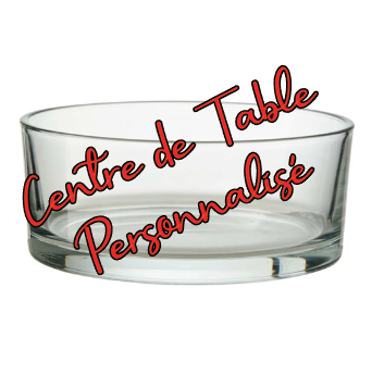 Centre de table personnalisé