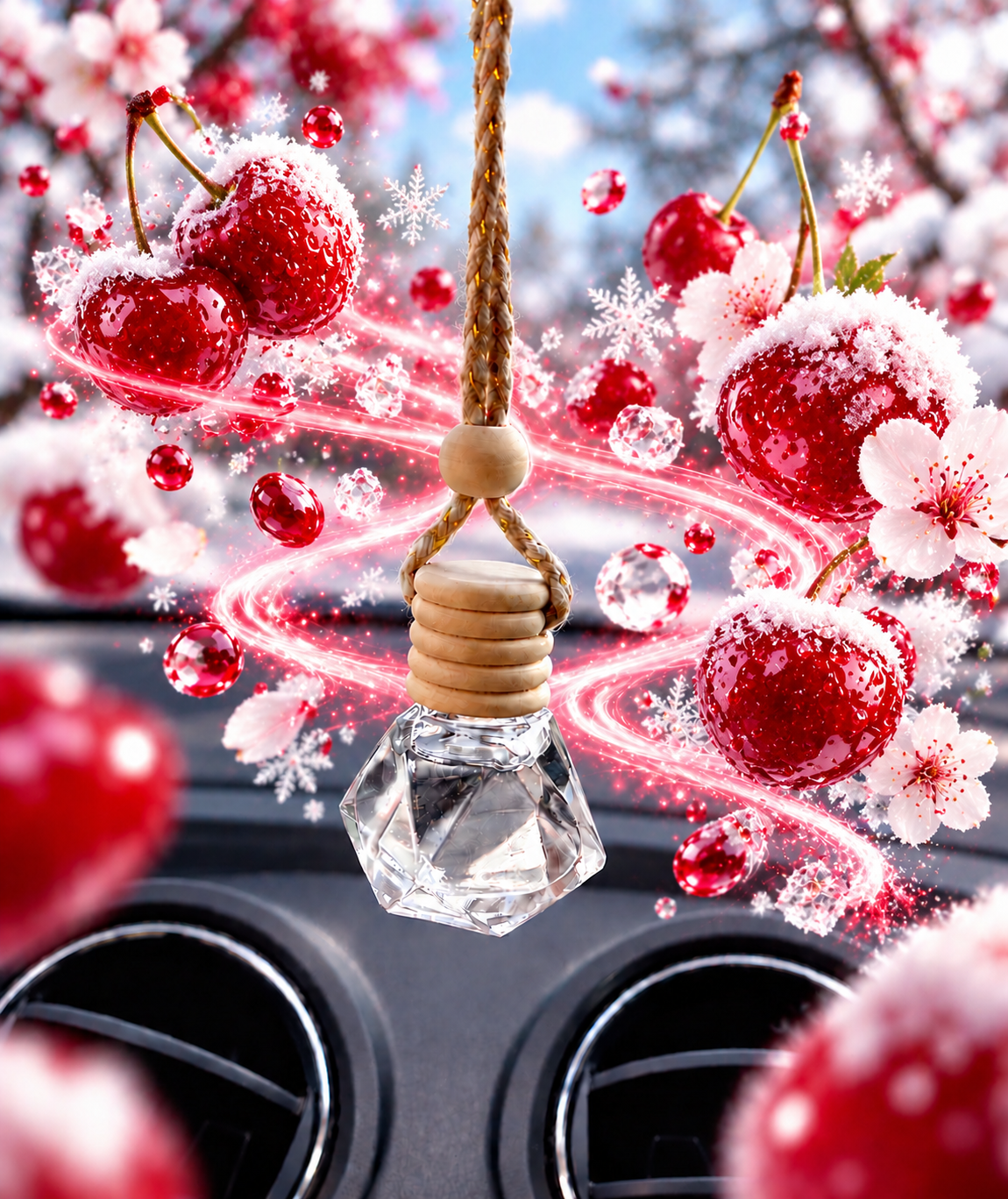 Diffuseur Voiture cerise des Neiges