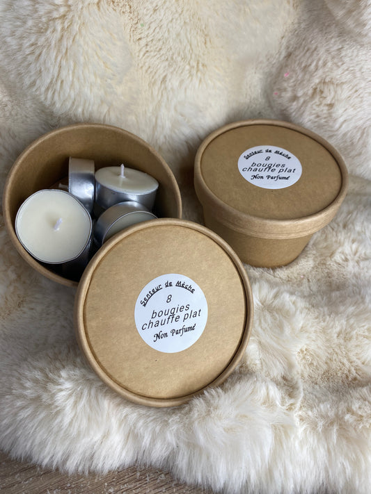 Bougie chauffe plat