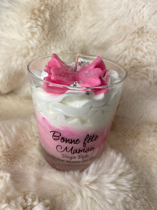 Bougie Bijou Maman Argenté