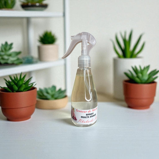 Spray Multi usage Rhubarbe rose