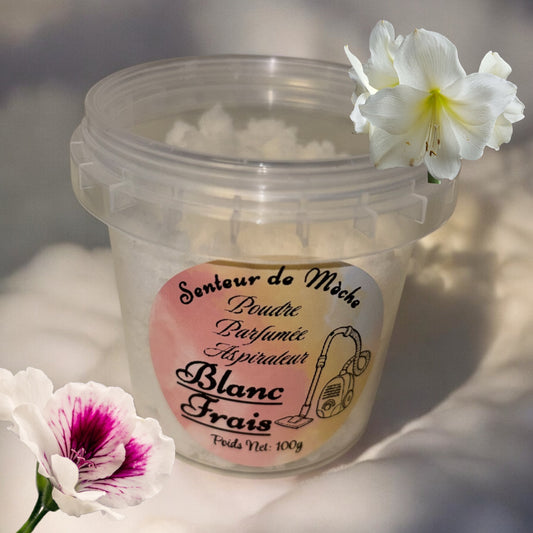 Poudre Parfumée Blanc Frais 100g