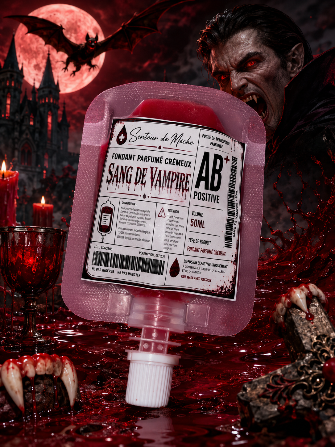 Poche sang de vampire
