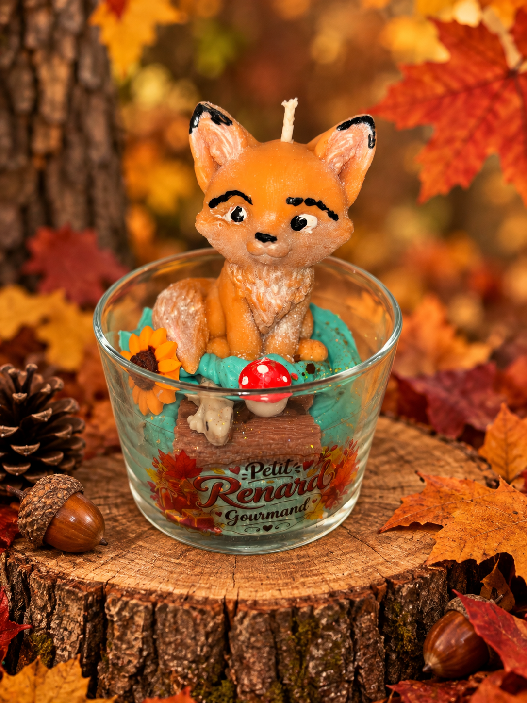 Petit renard gourmand
