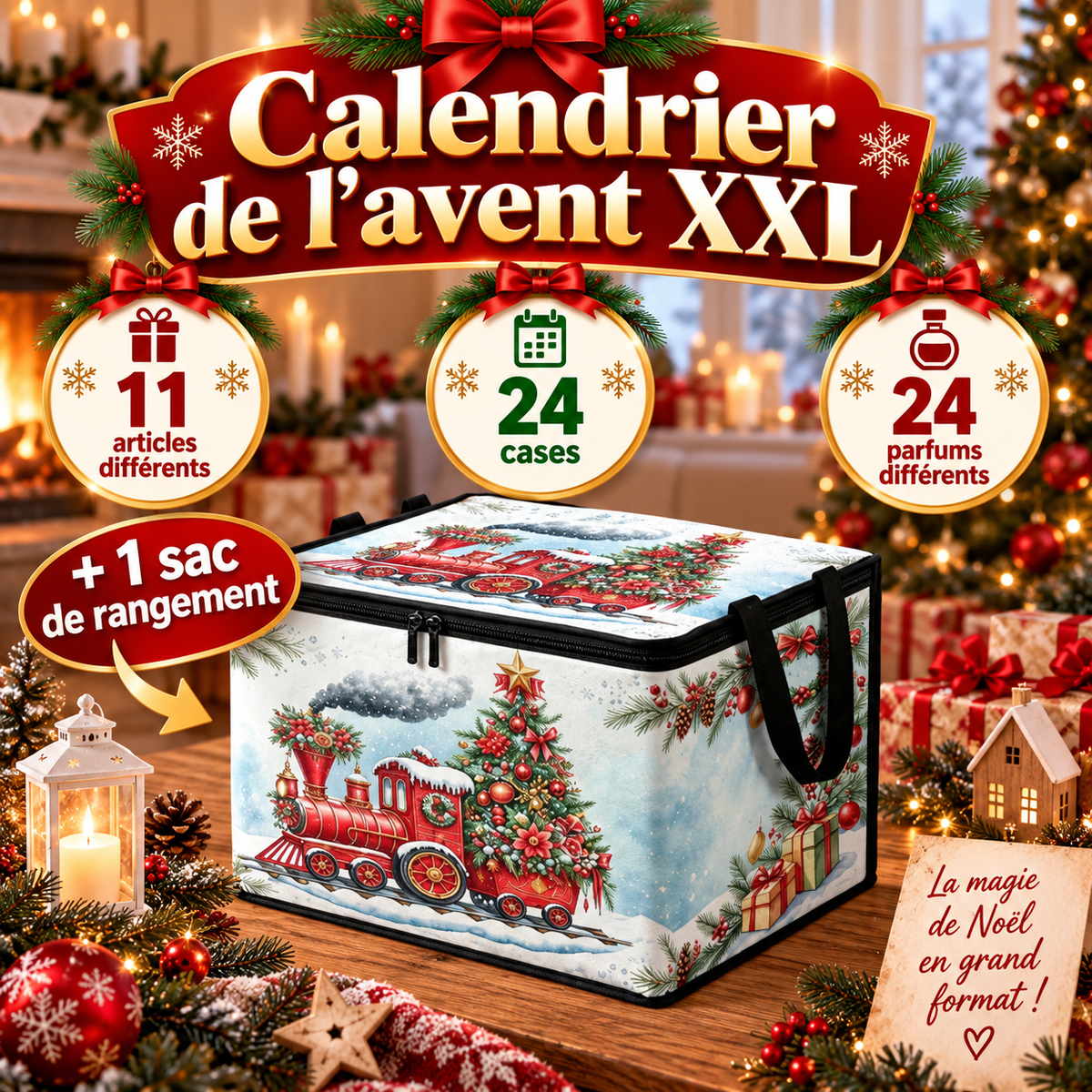Calendrier XXL Train