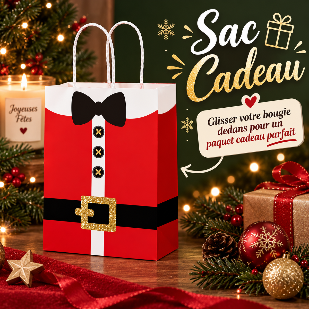 Sac cadeau Noël