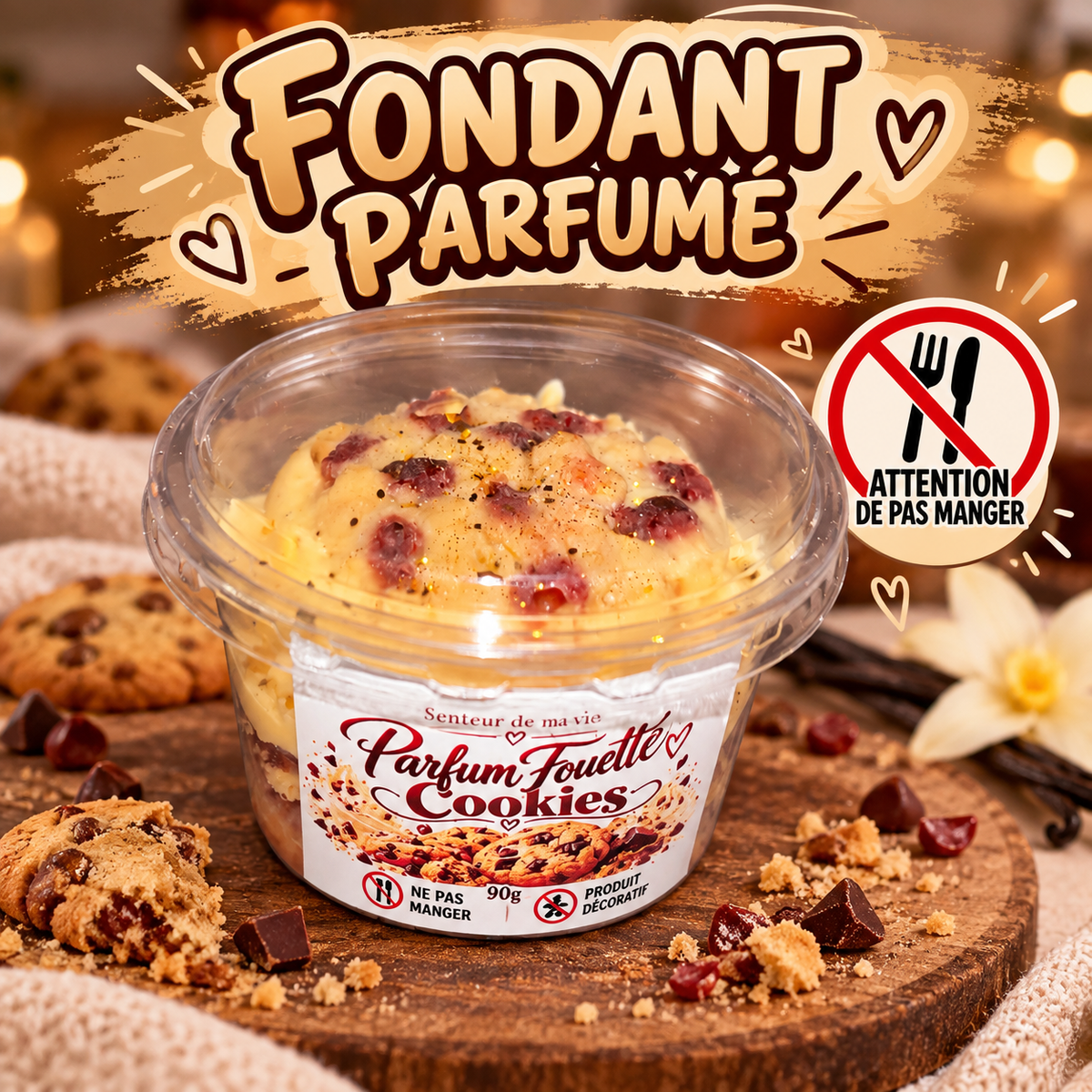 Fondant parfumé cookies