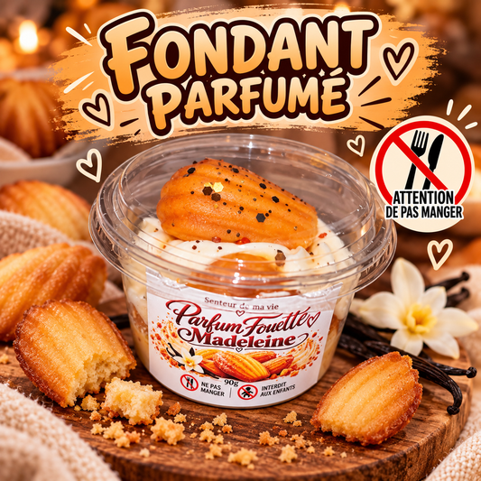 Fondant parfumé madeleine